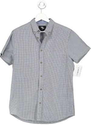 Cedar Wood State Blue Checked Shirt UK S