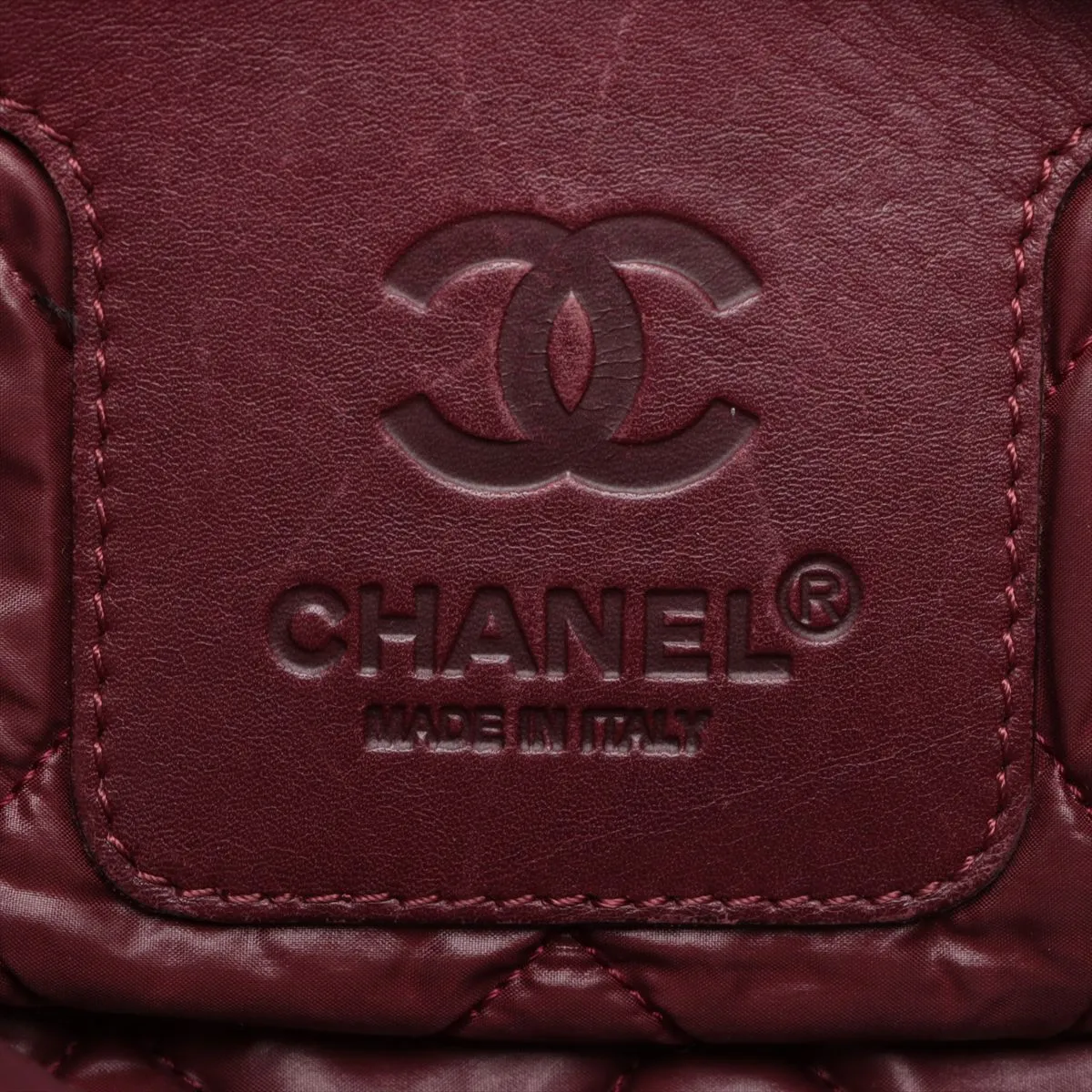 Chanel Coco Cocoon Nylon Hand bag Black Silver Metal Fittings 13 Series #2594