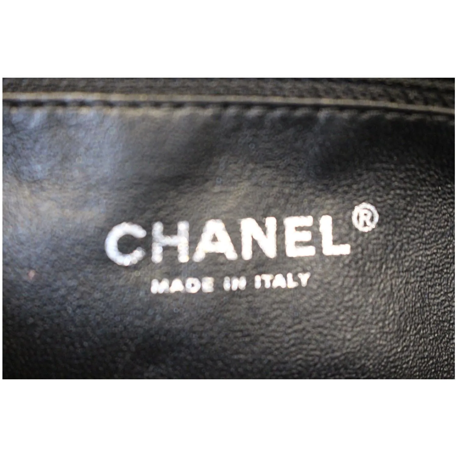 CHANEL Timeless Caviar Quilted Leather Clutch Black