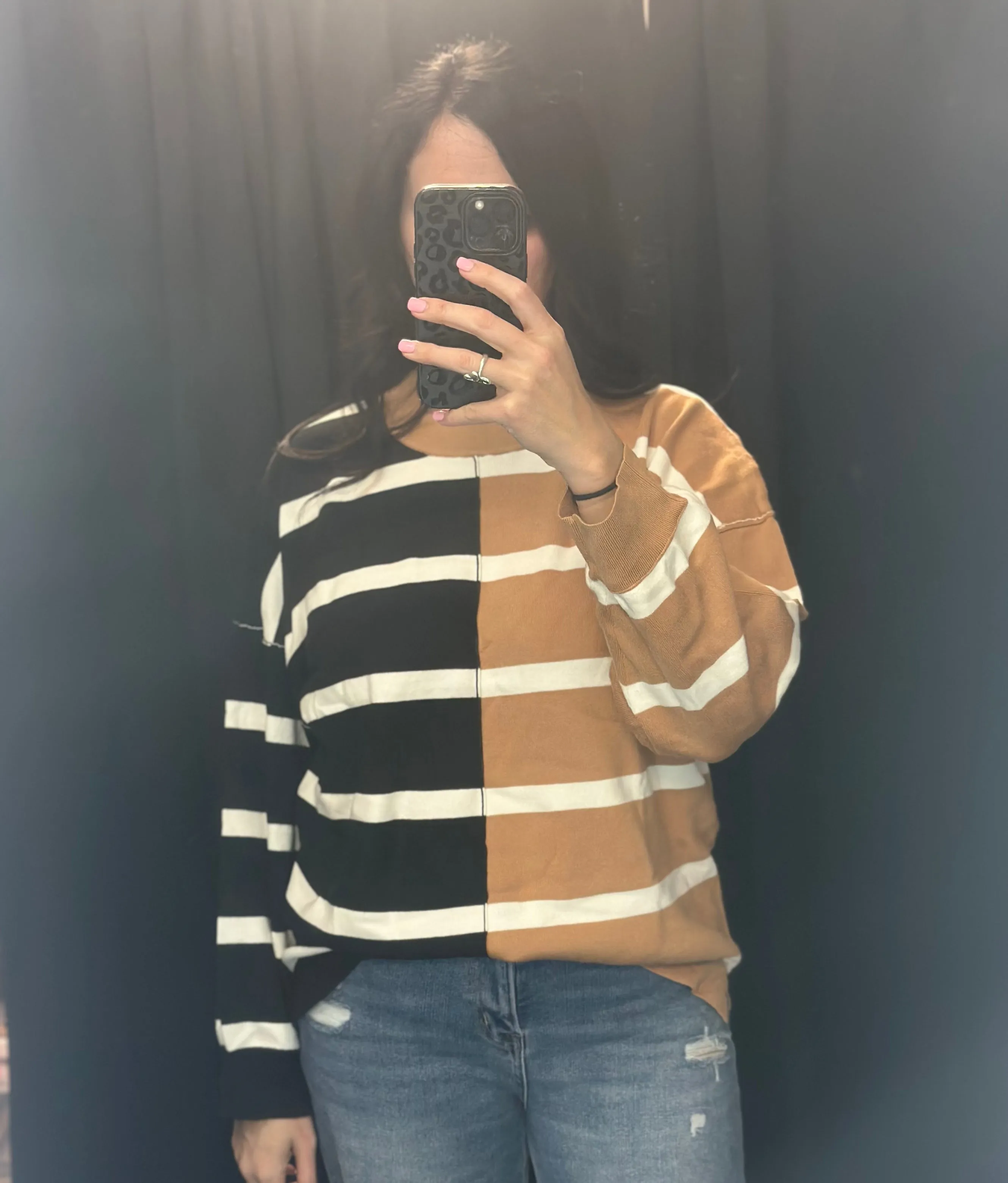 Chasing Your Passion Striped Top
