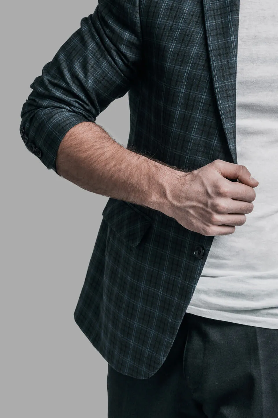 Checked Blazer