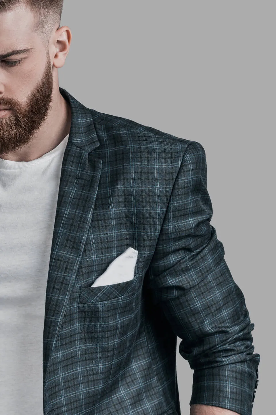 Checked Blazer