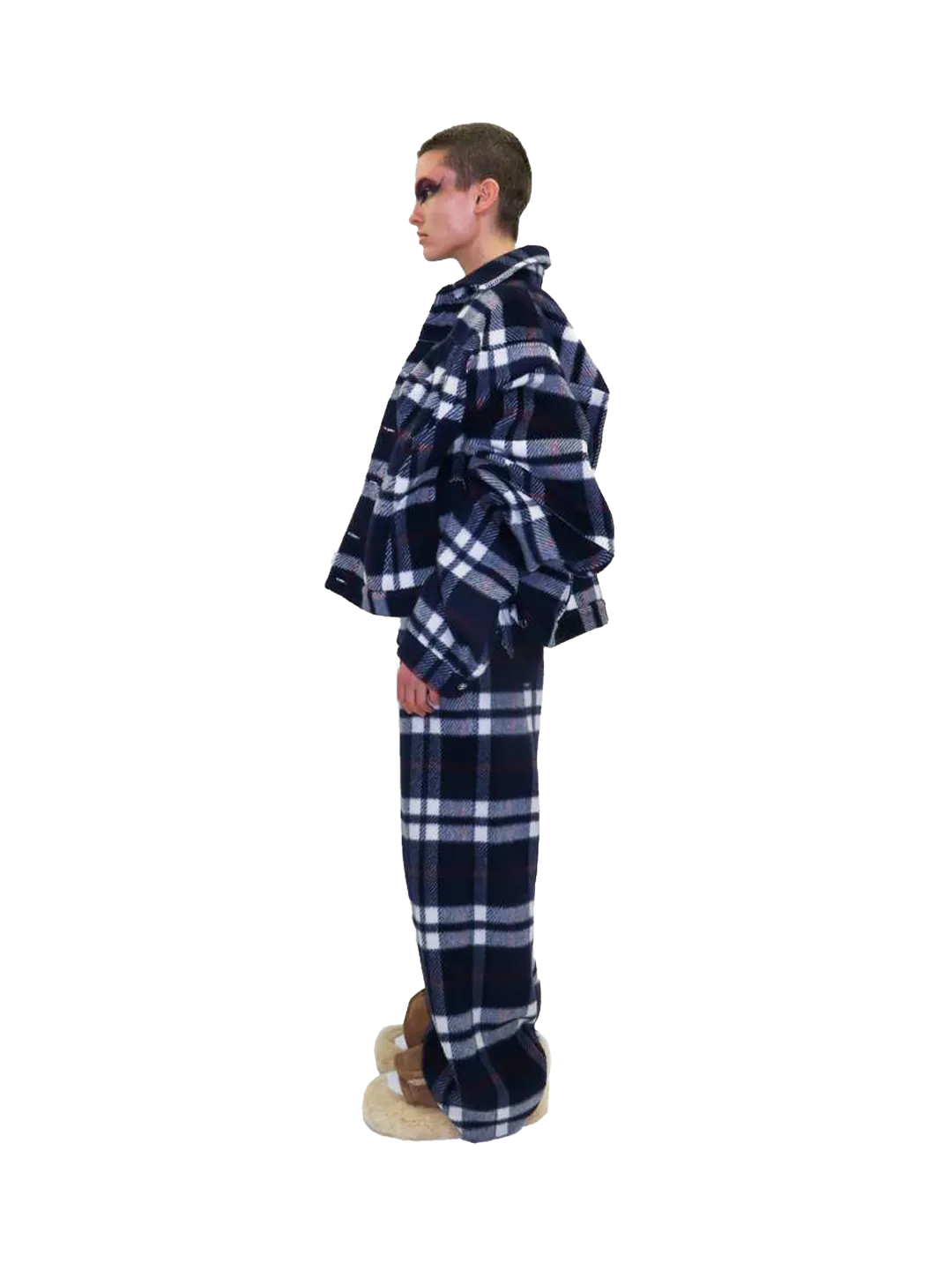 Checked Box Jacket
