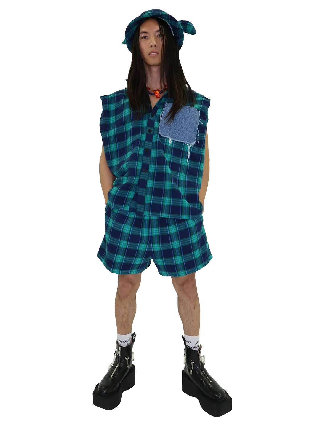 Checked Boxers