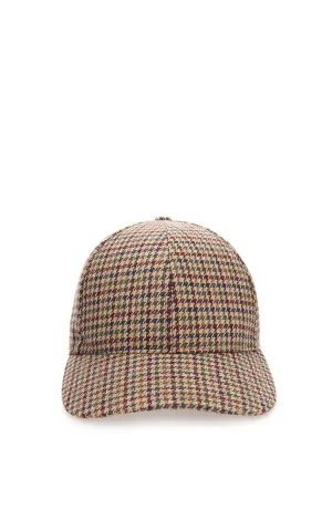 Checked Cap