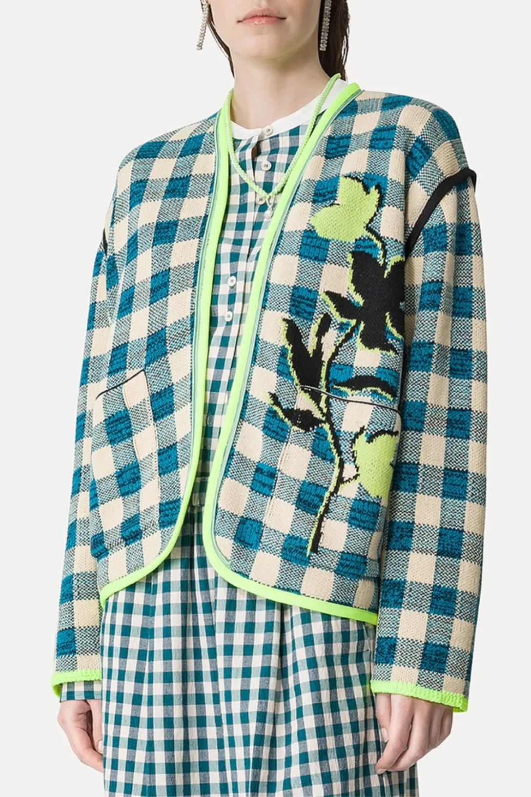 Checked Jacket | Peacock
