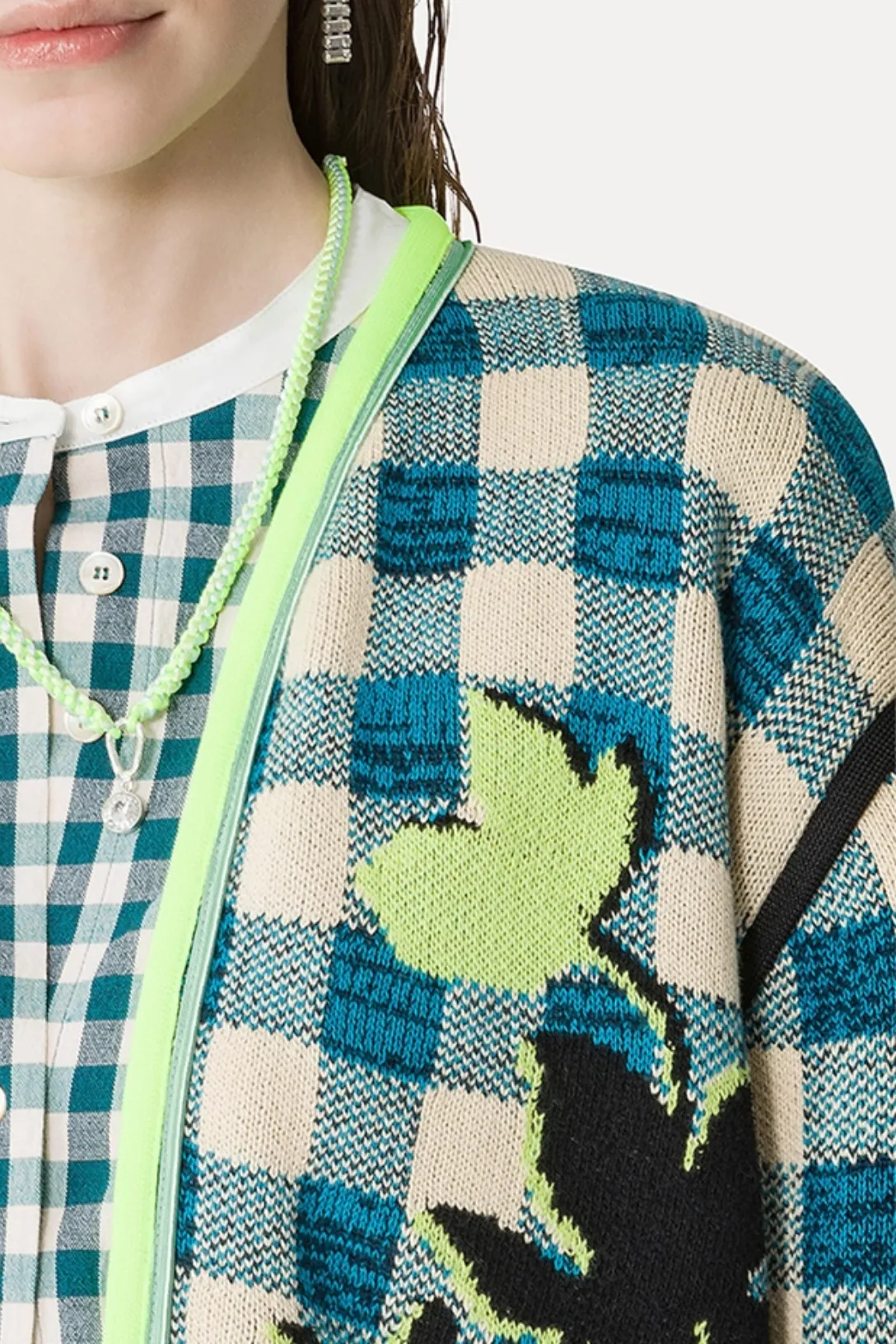 Checked Jacket | Peacock
