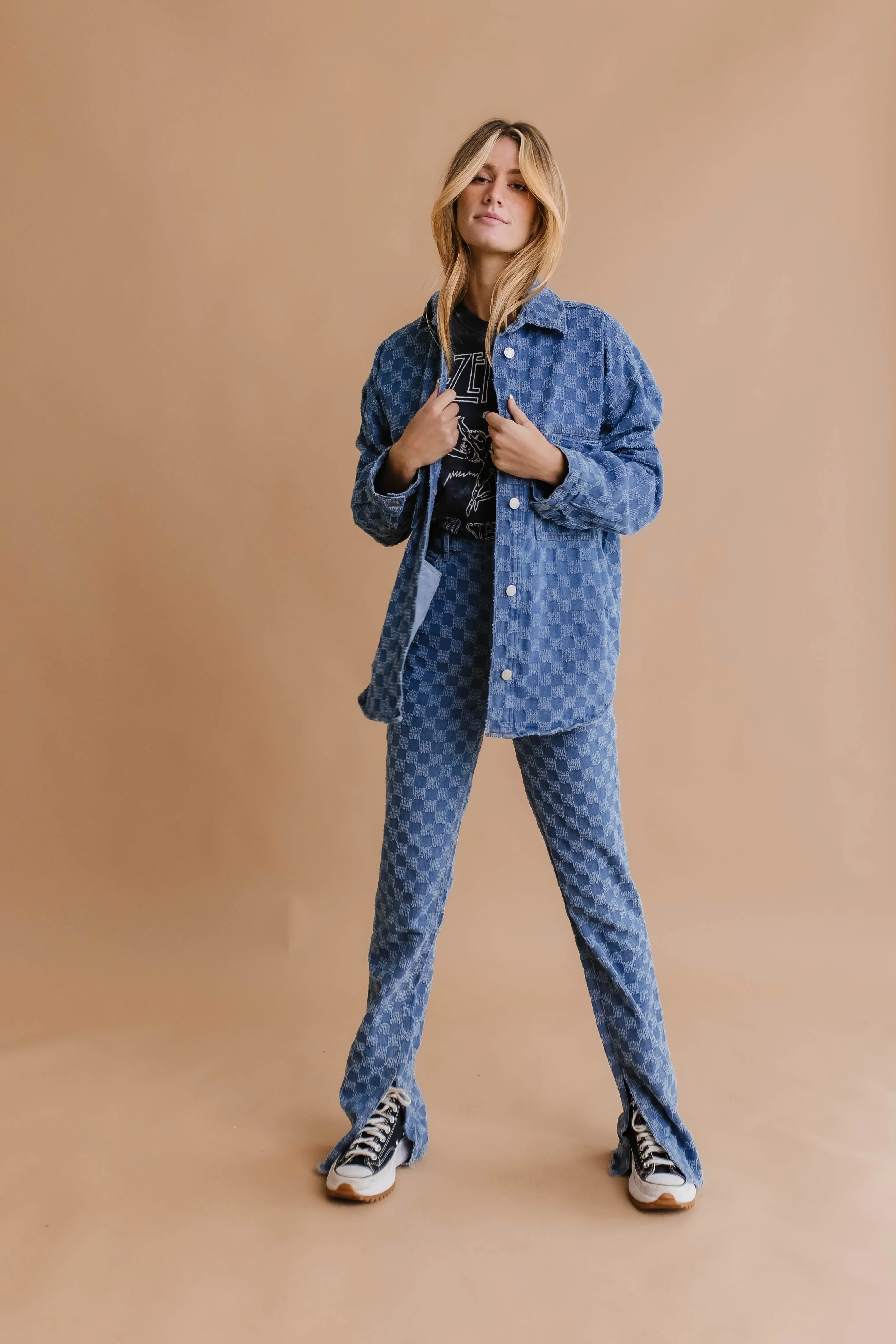 Checked Out Denim