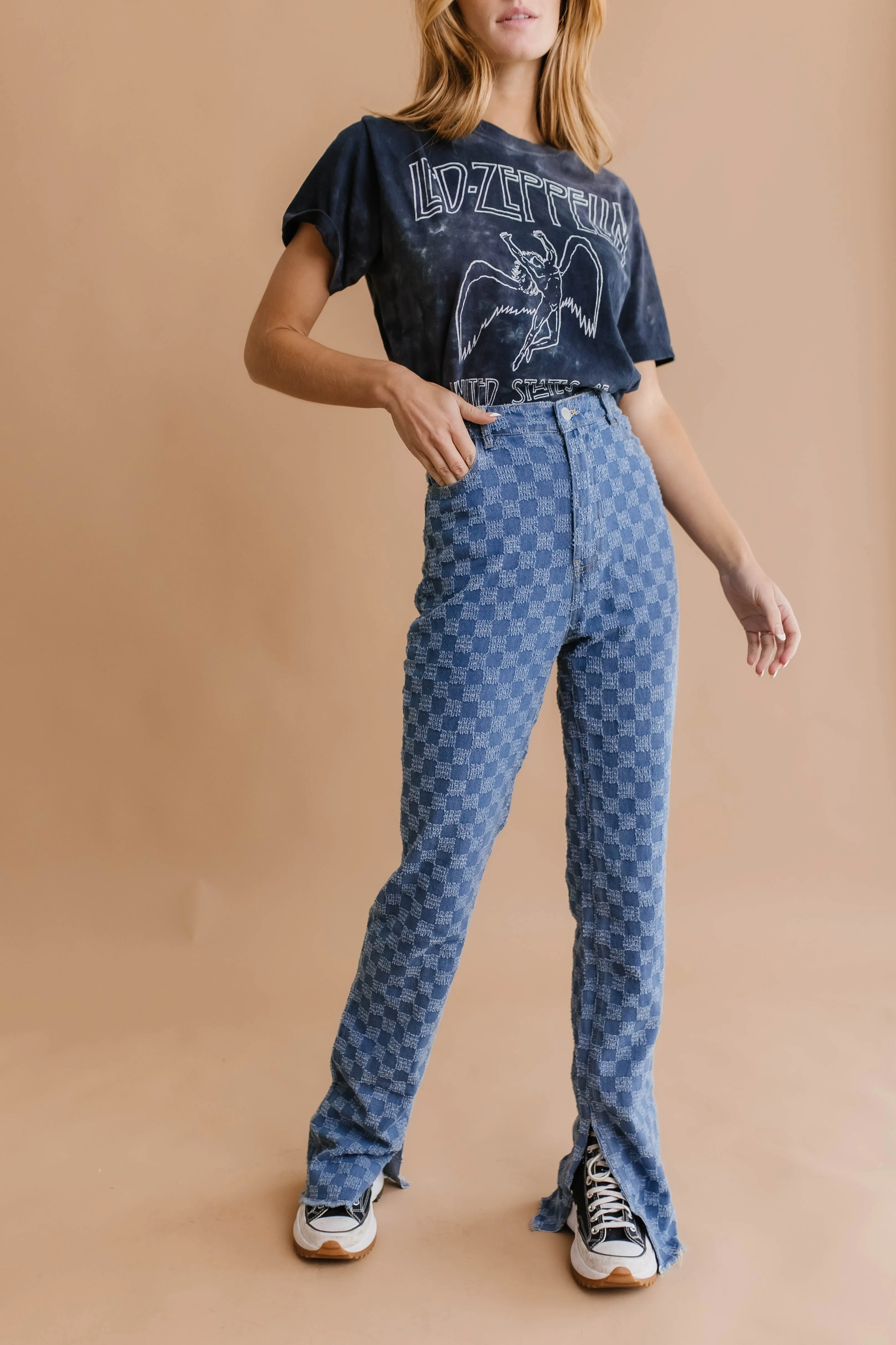 Checked Out Denim