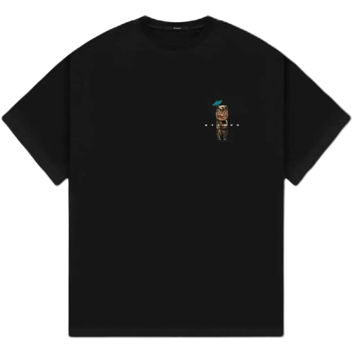 Checked Out Tee - Black