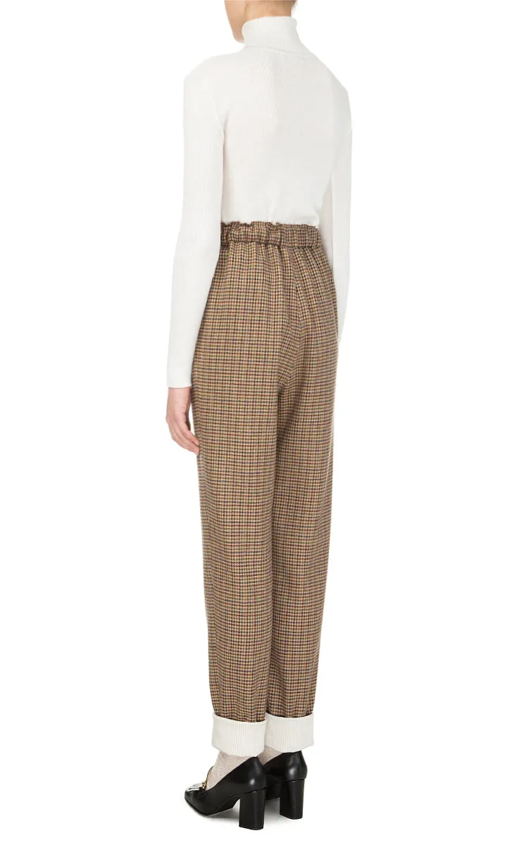 Checked Pants