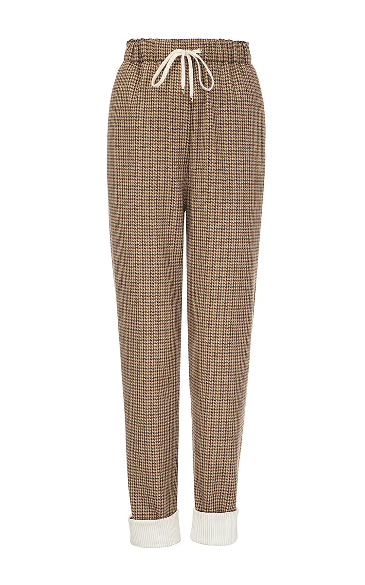 Checked Pants