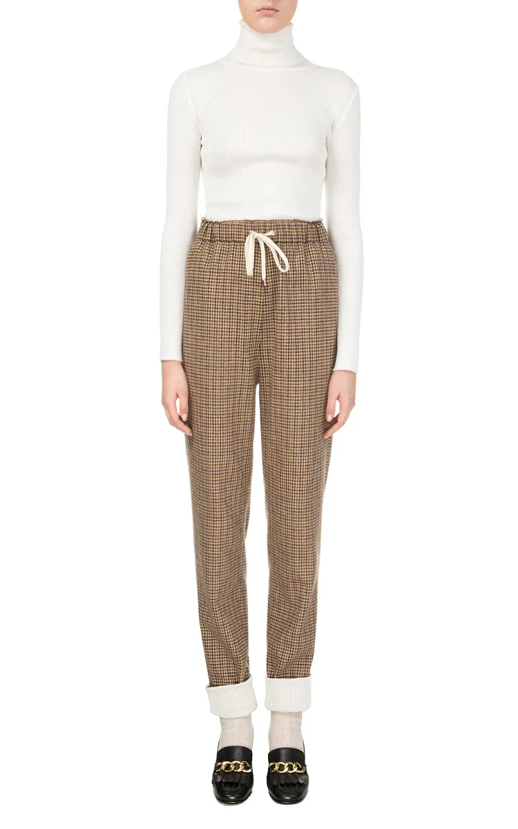 Checked Pants