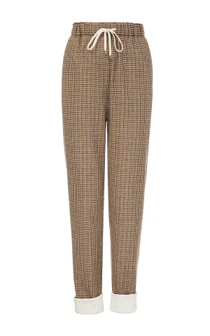 Checked Pants