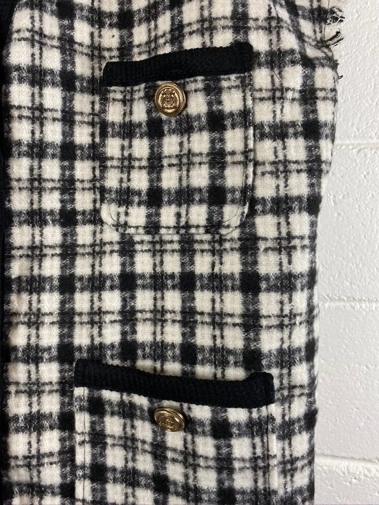 Checked Vest