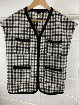 Checked Vest