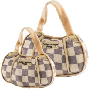 Checker Chewy Handbag Dog Toy