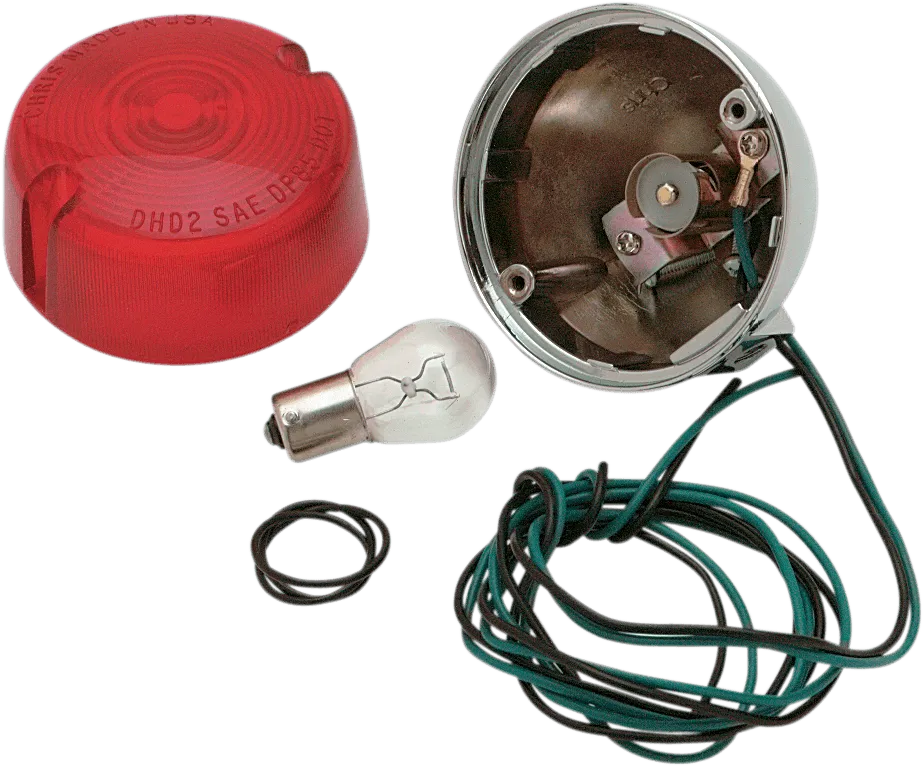 Chris Products 8407R Rear Turn Signal - Single-Filament with Red Lens