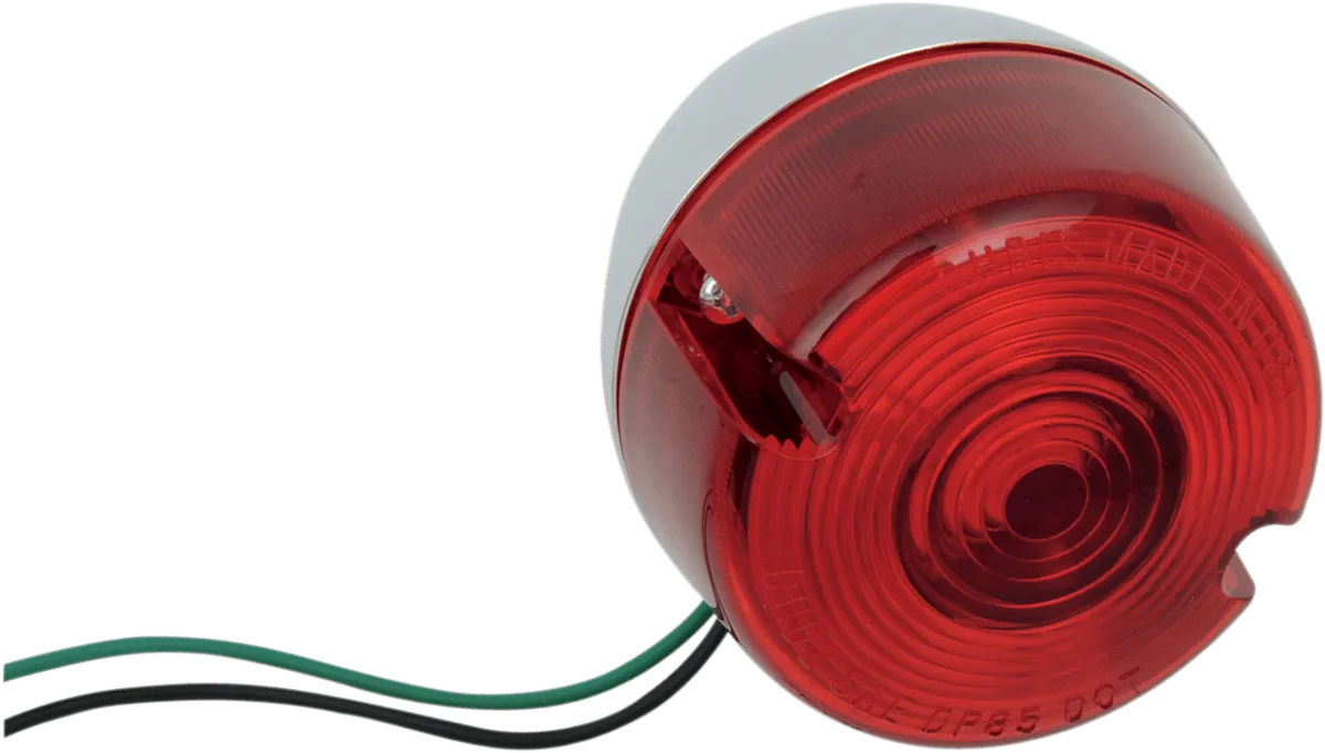 Chris Products 8410R Rear Turn Signal - Single-Filament with Red Lens