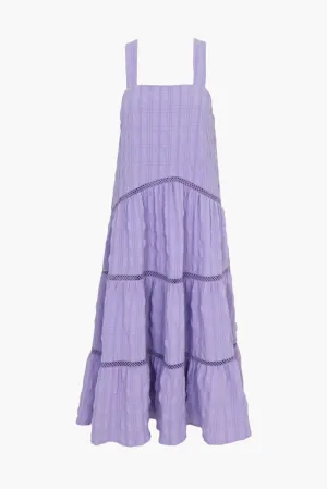 Chrissy Textured Tiered Dress