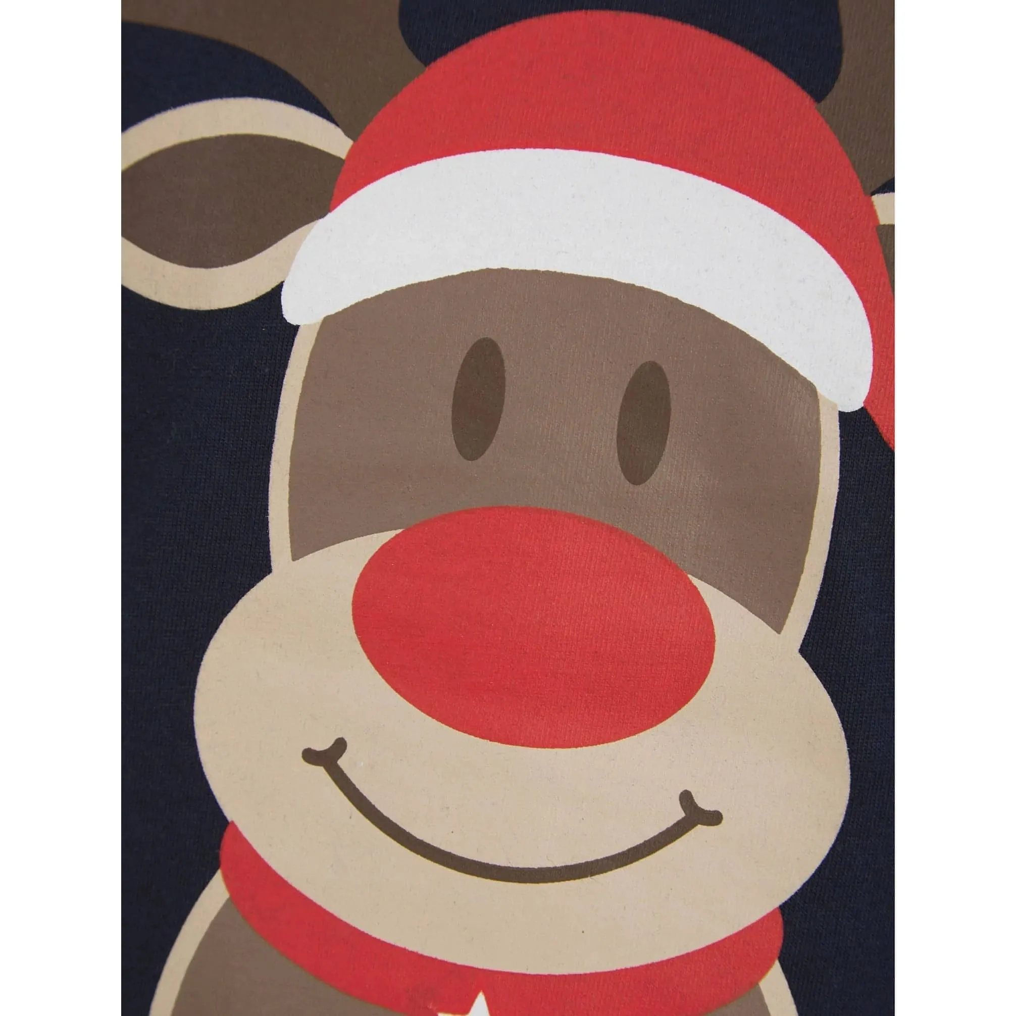 Christmas 2 Piece Rudolph Boys Christmas Pyjama Set - Navy