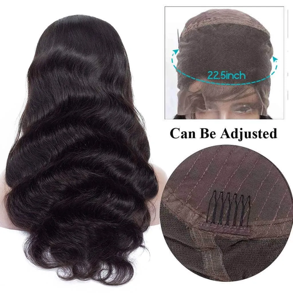 Clear 360 HD Transparent Lace Body Wave Human Hair Wig
