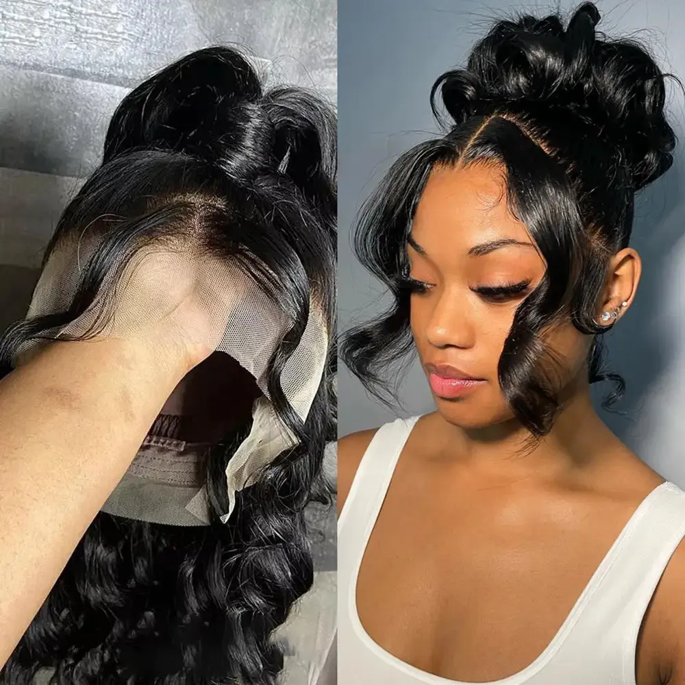 Clear 360 HD Transparent Lace Body Wave Human Hair Wig