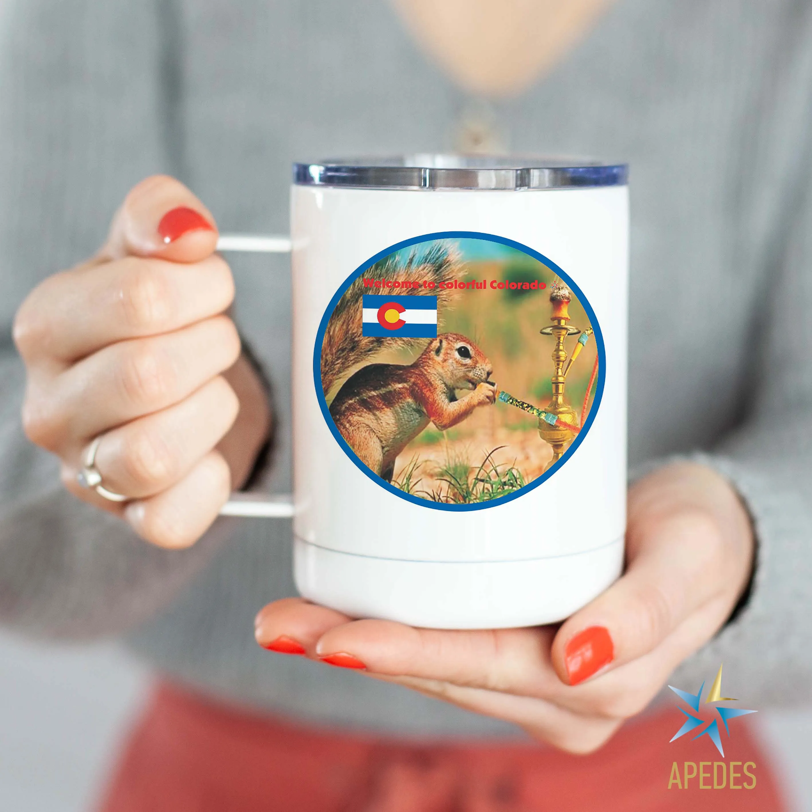 Colorado Resident Stainless Steel Travel Mug 13 OZ