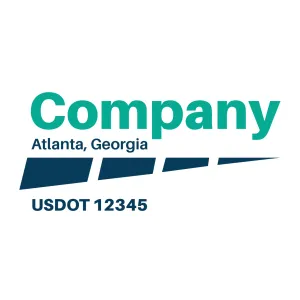Company Name Truck Door Decal (USDOT), 2 Pack