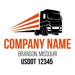 Company Name Truck Door Decal (USDOT), 2 Pack