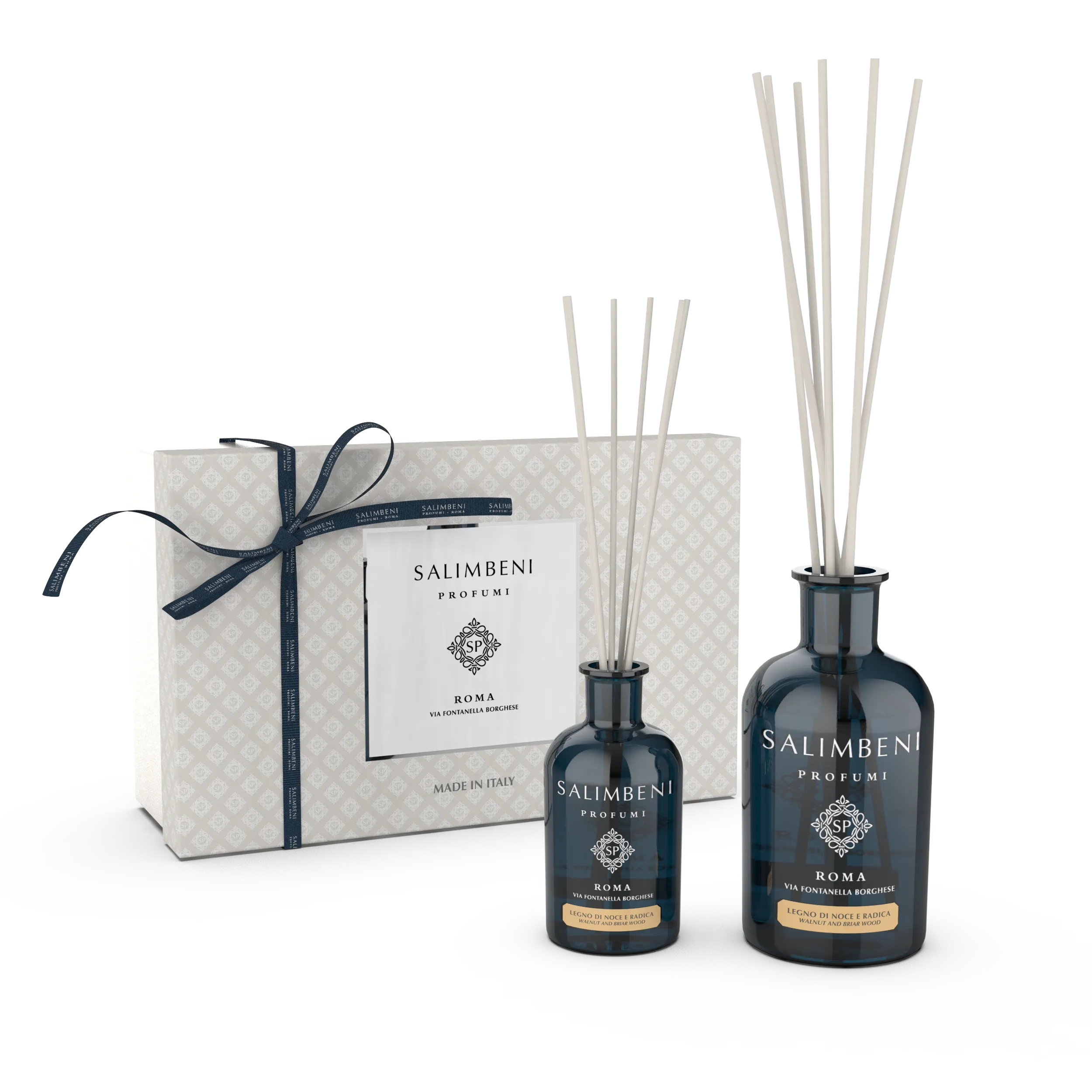 Confezione Regalo A SCELTA (Diffusore a Bastoncini 250 ml   Diffusore a Bastoncini 100ml della stessa fragranza)