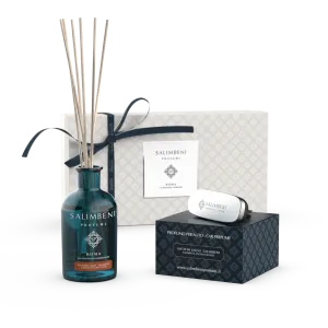 Confezione Regalo A SCELTA (Diffusore a Bastoncini 250 ml   Profumatore auto nella stessa fragranza)