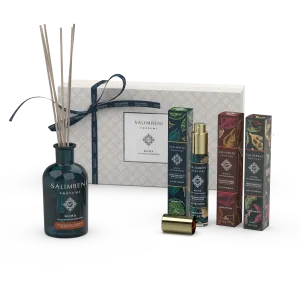 Confezione Regalo Antichi Legni 100 ml   3 Eau de Parfum da Viaggio 15 ml (Elisir di Bergamotto   Incanto d'Ambra   Spezie di Bisanzio)