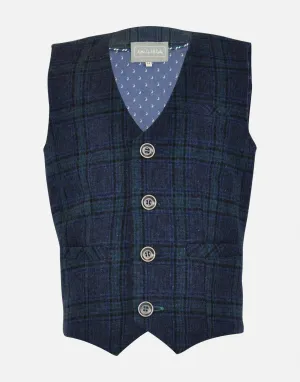 Cooper : Checked waistcoat