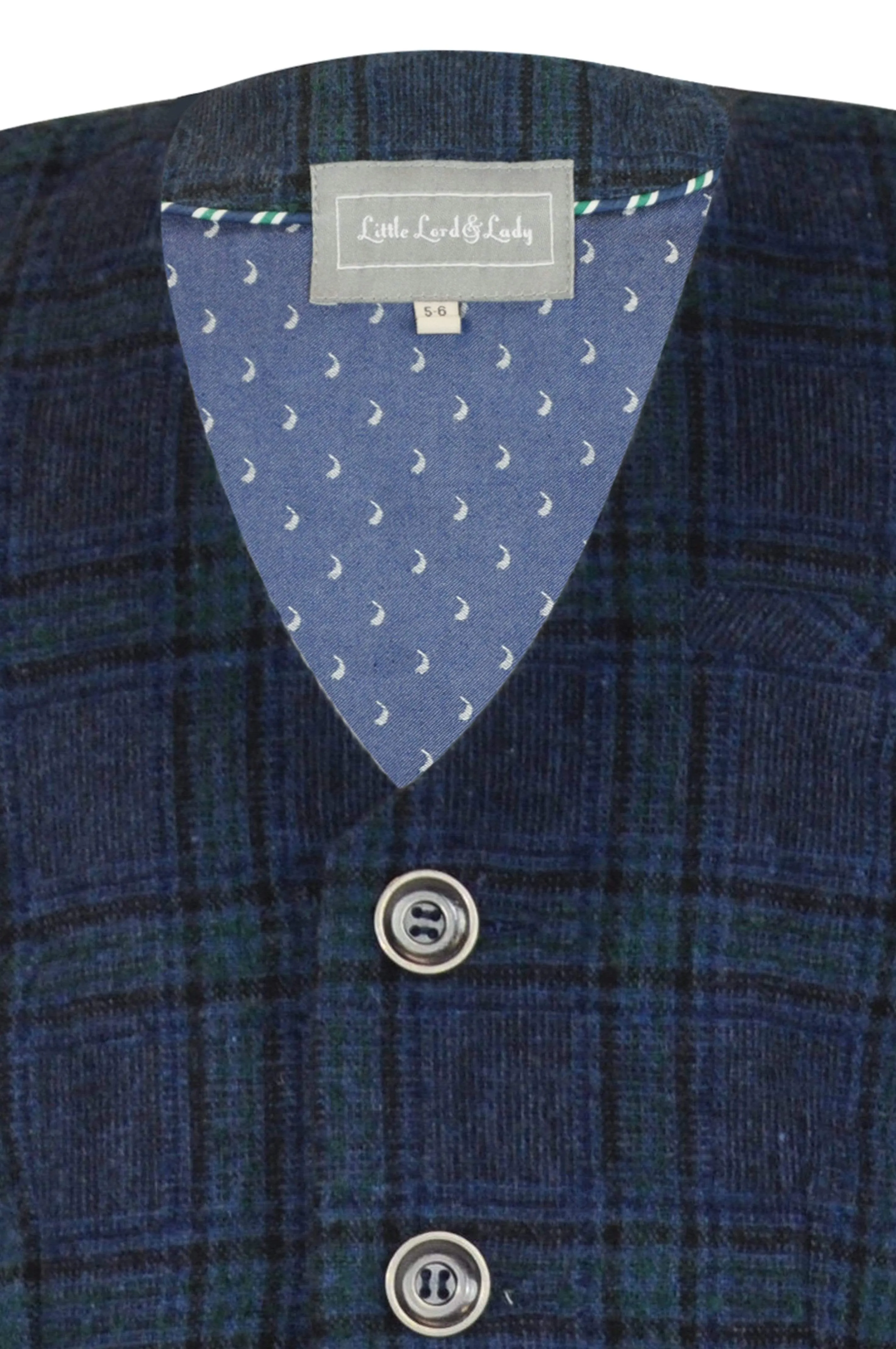 Cooper : Checked waistcoat
