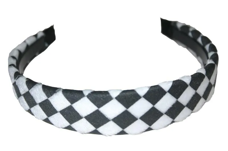 Copy of Checked Hair Band (Various Colours)