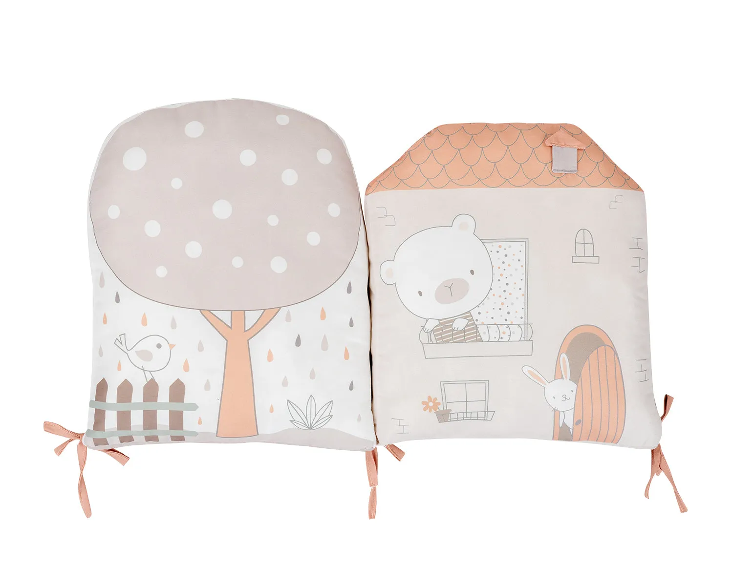 Cot Bumper Plush Pillow Set 5 pcs My Teddy