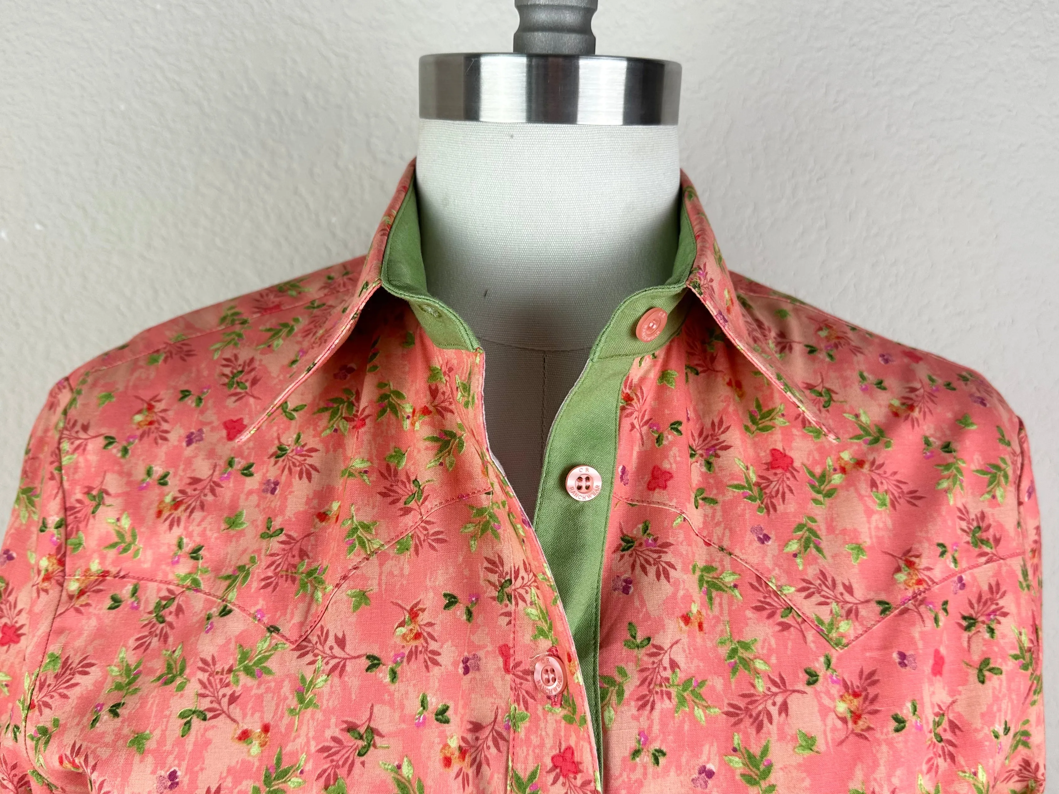 CR Western Pro Coral Floral-FINAL SALE