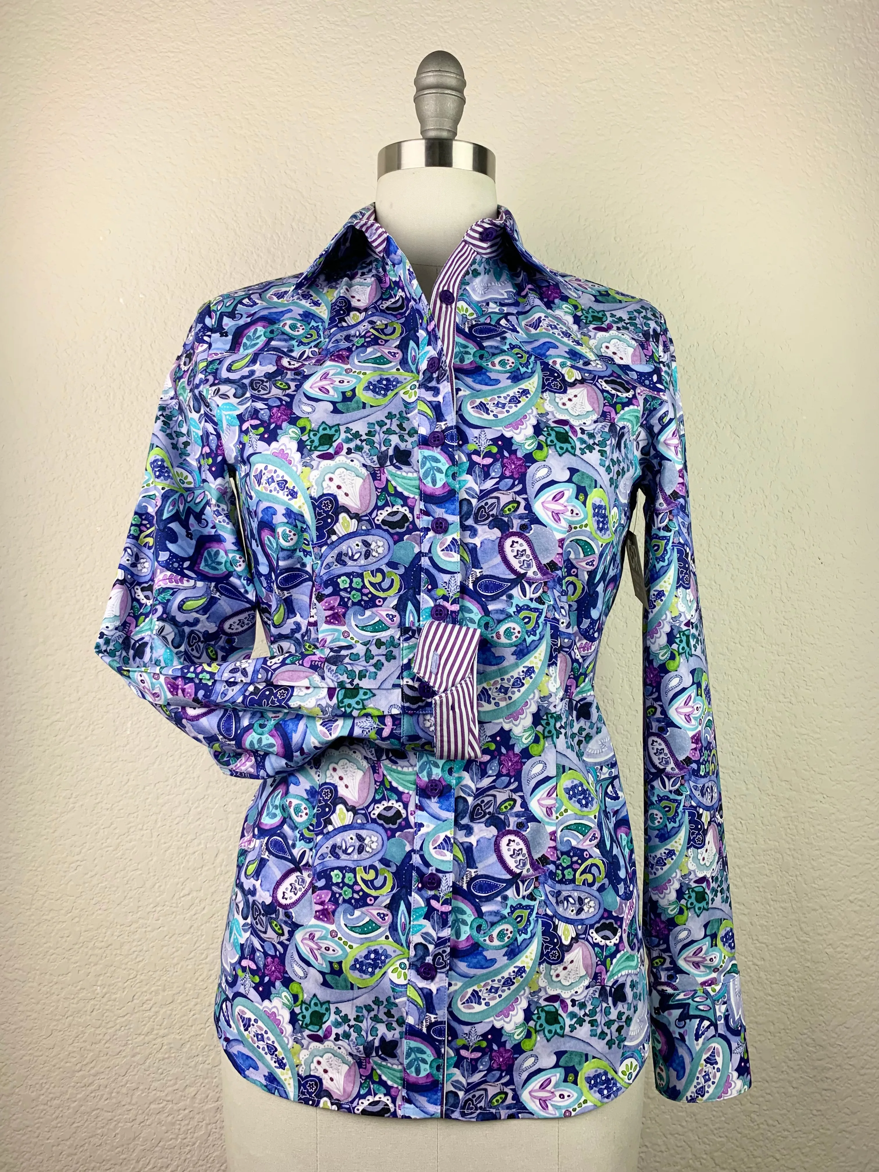 CR Western Pro Purple Paisley Paradise - FINAL SALE