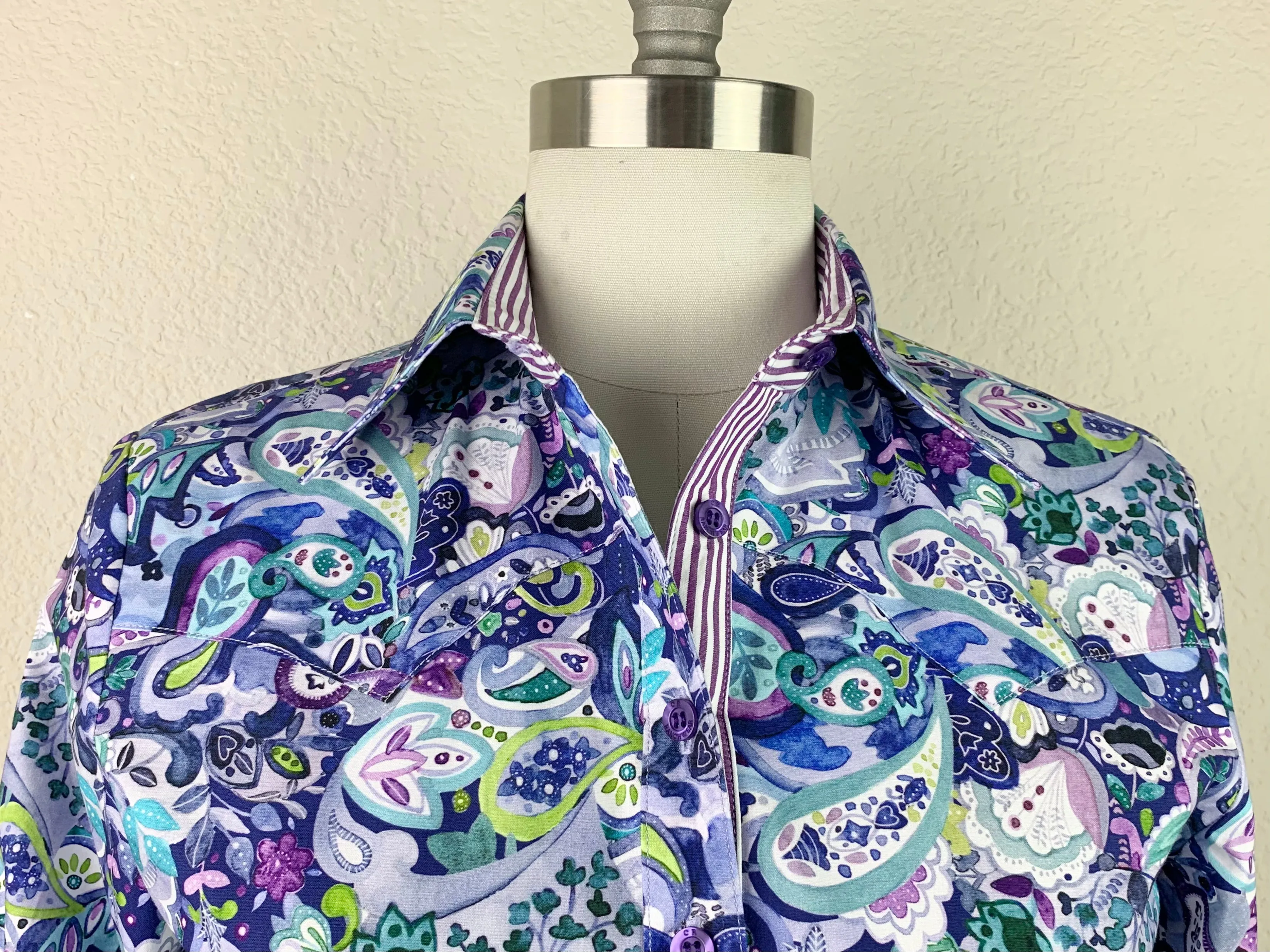 CR Western Pro Purple Paisley Paradise - FINAL SALE