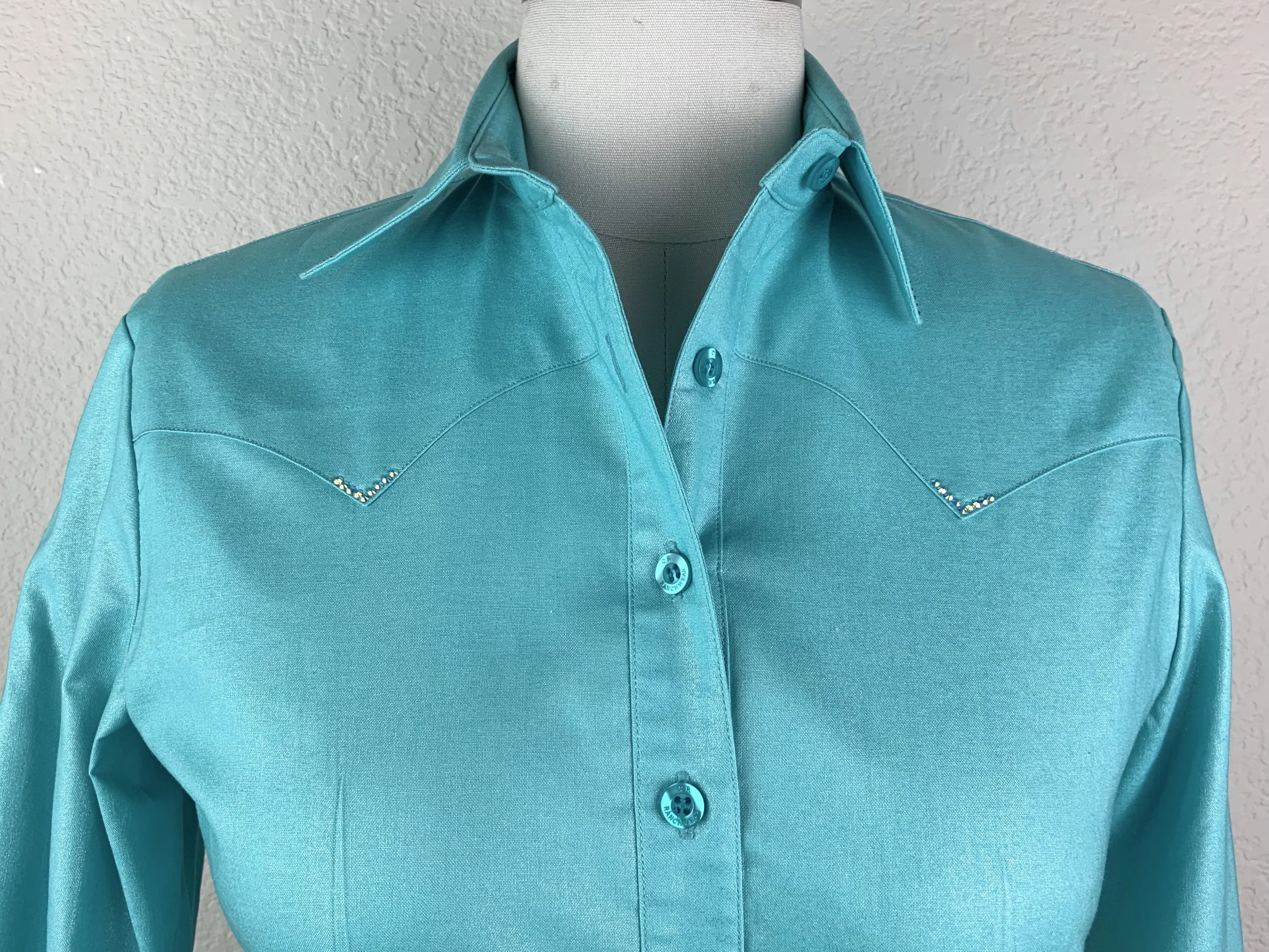 CR Western Pro Shimmy Shimmy Aqua - FINAL SALE