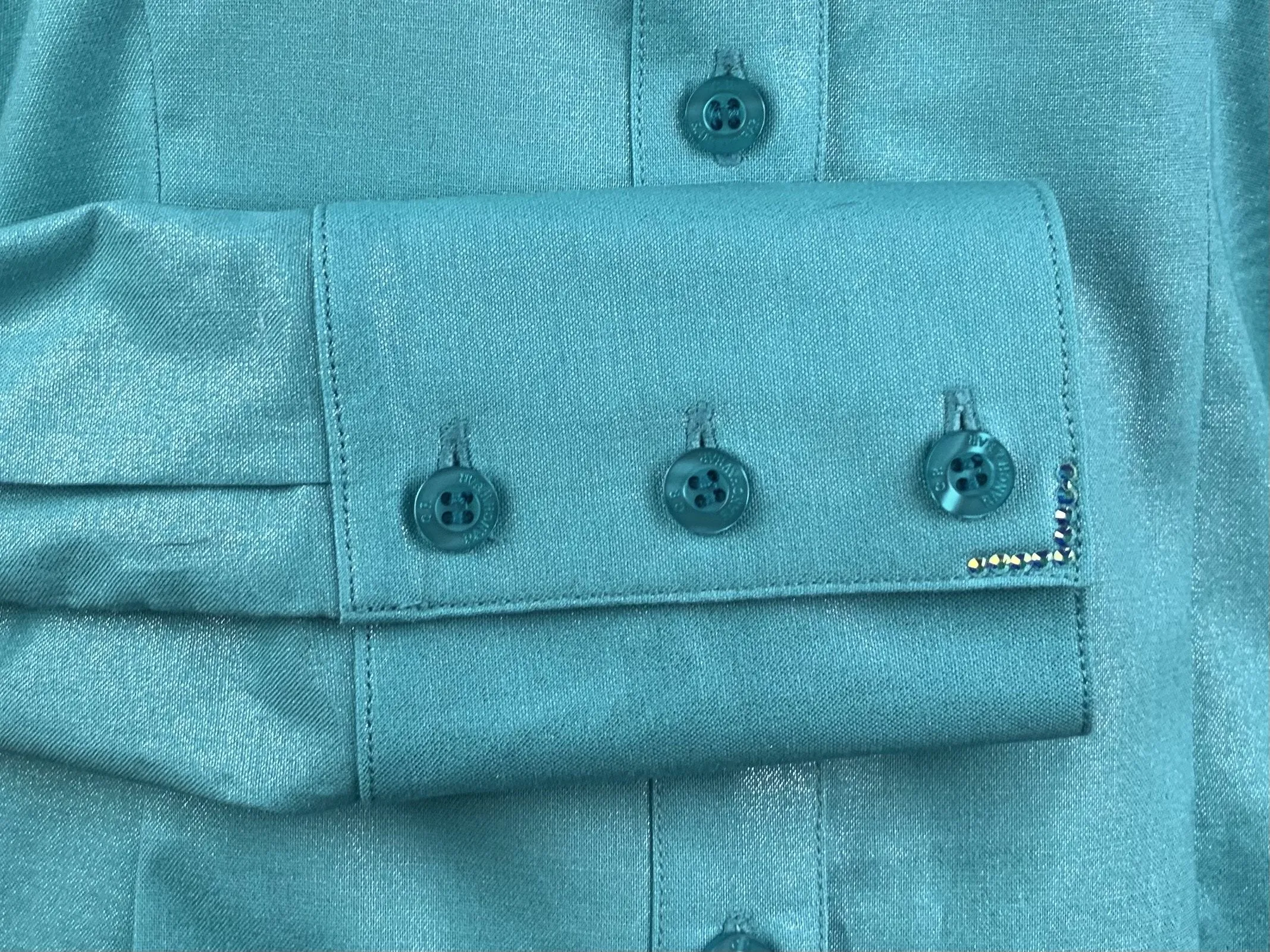 CR Western Pro Shimmy Shimmy Aqua - FINAL SALE