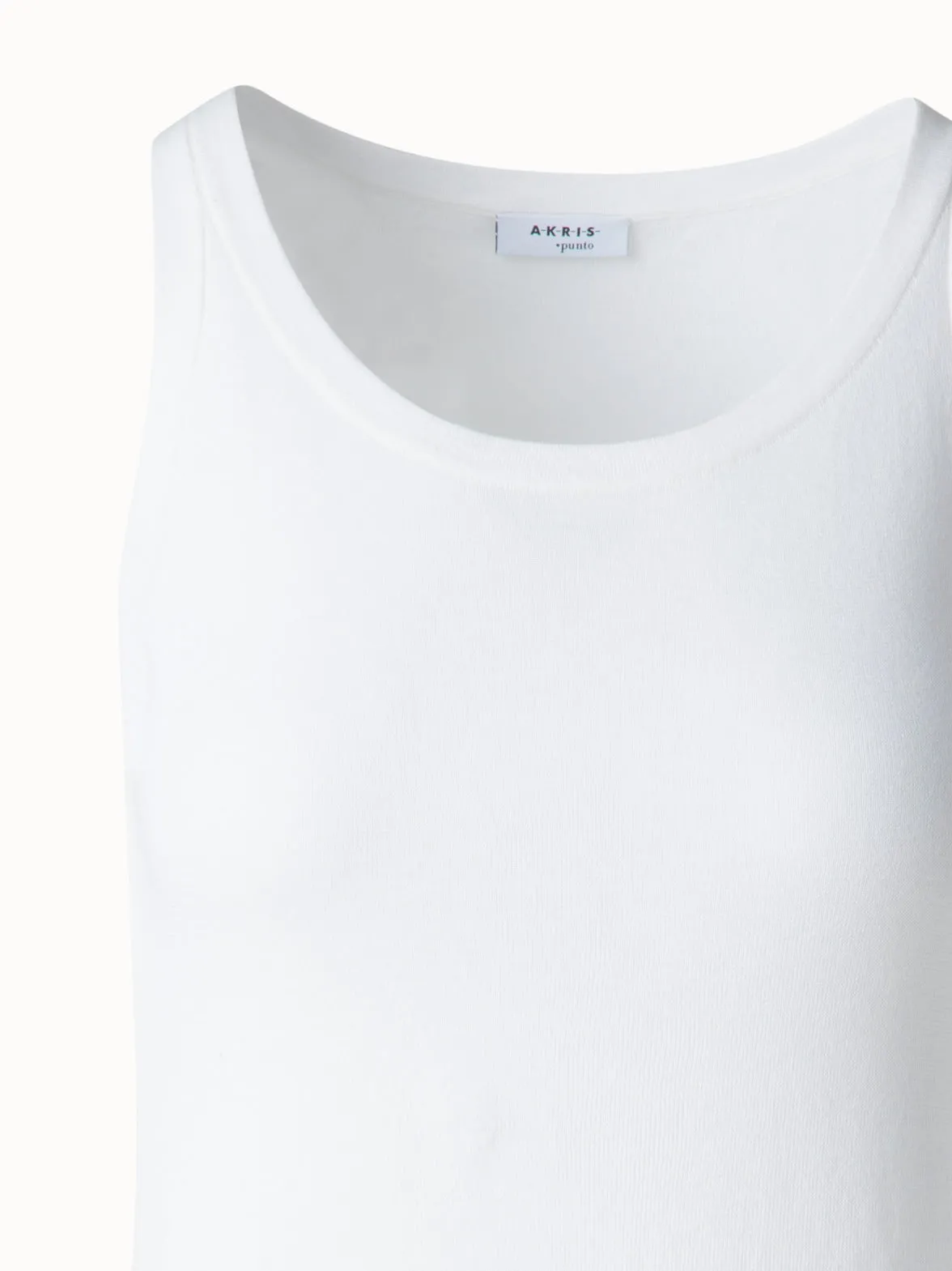 Cream Knit Tank Top