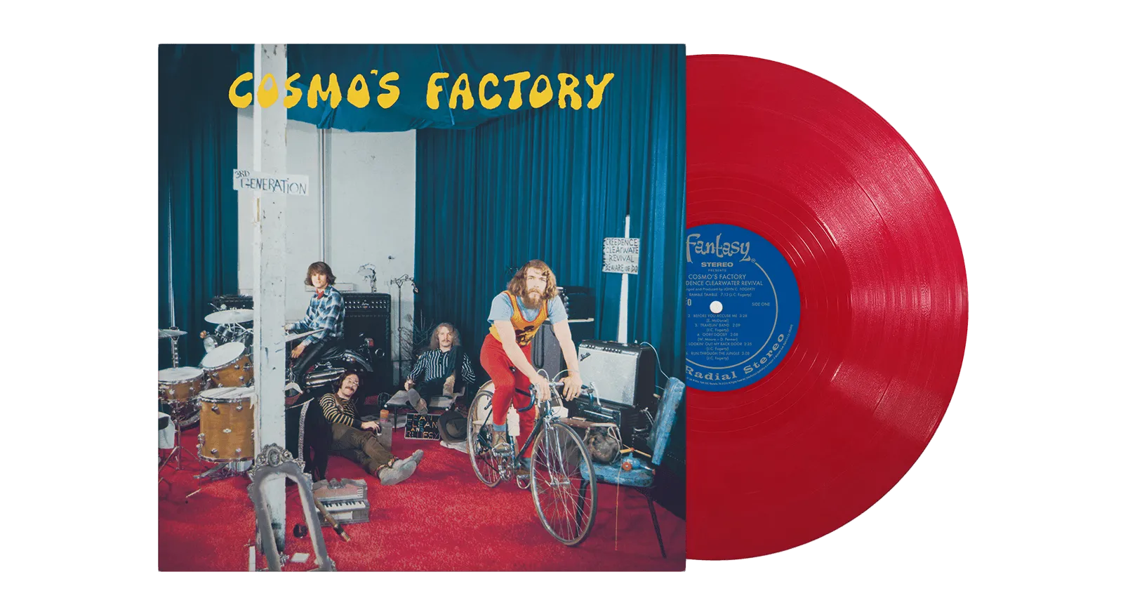 Creedence Clearwater Revival : Cosmo's Factory (Opaque Apple Red Vinyl)