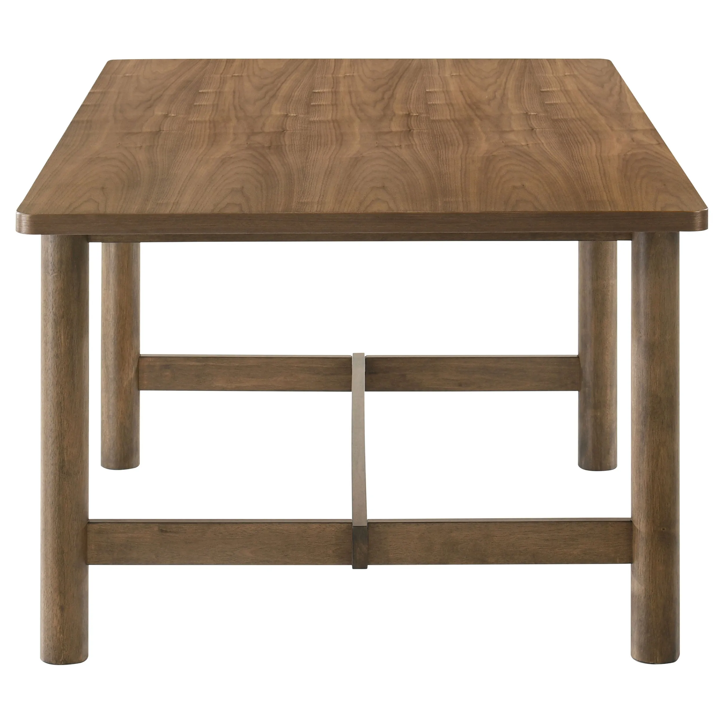 Crestmore 71-inch Rectangular Wood Dining Table Walnut