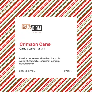 Crimson Cane: The Candy Cane Martini-375ml