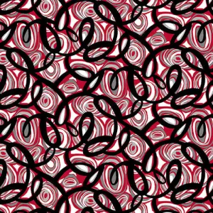 Crimson Garden Red/Black