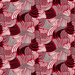 Crimson Garden Red/Gray