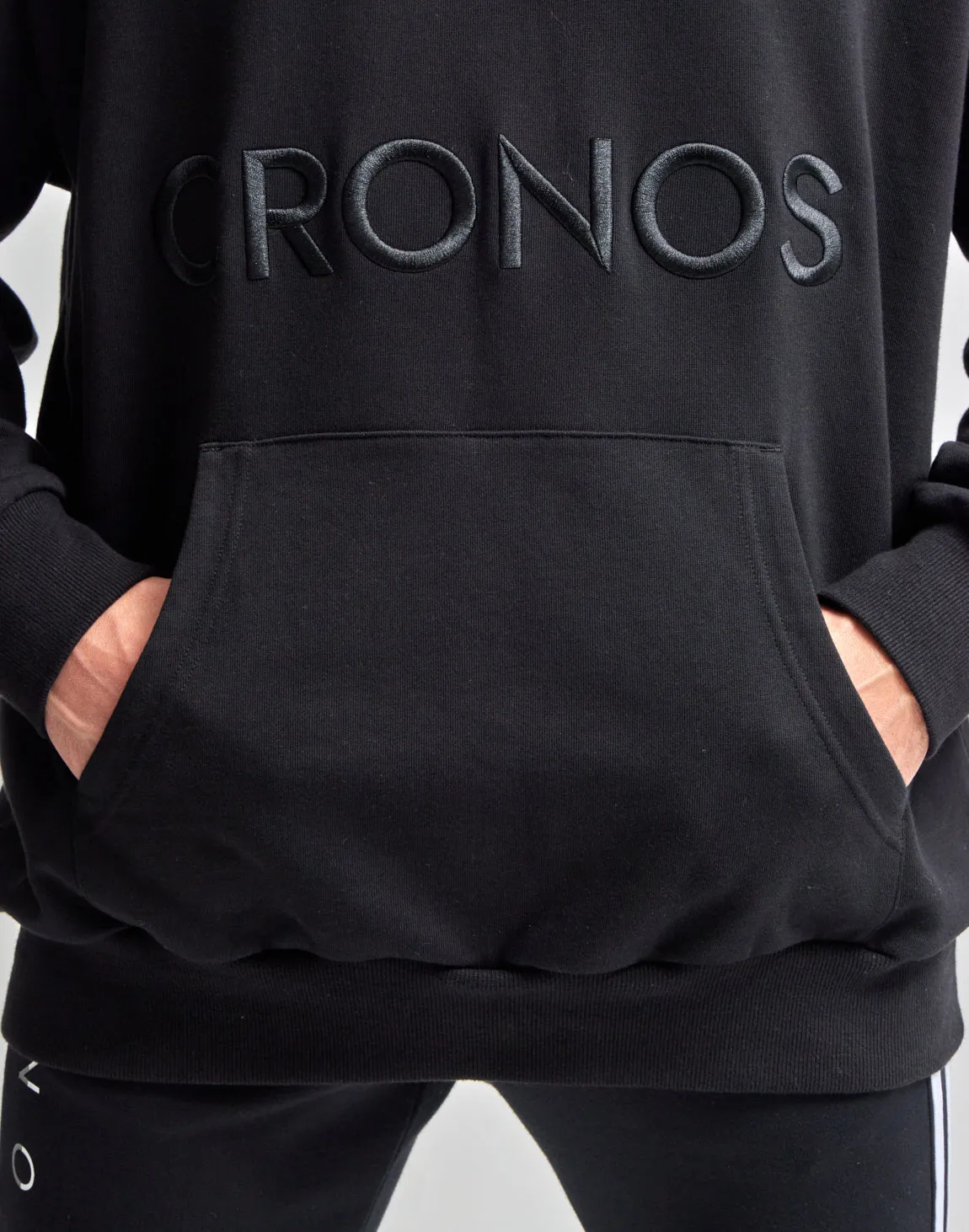 CRONOS BOLD LOGO HOODIE【BLACK】