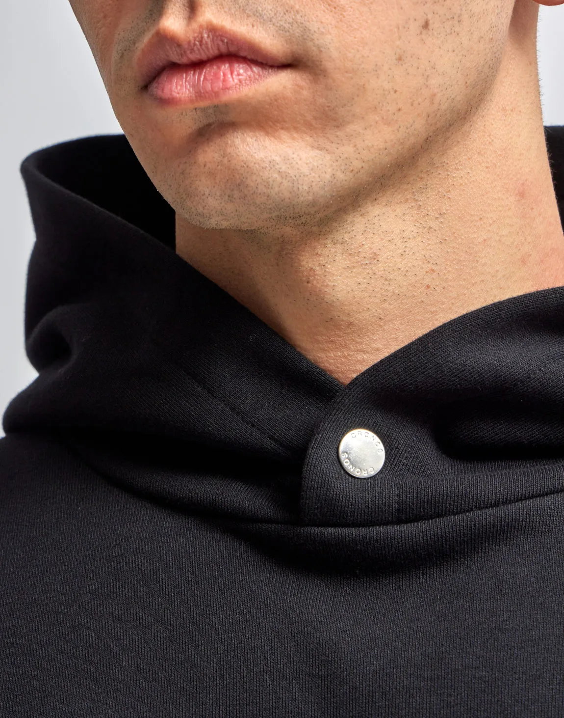 CRONOS BOLD LOGO HOODIE【BLACK】